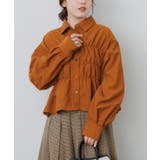 BRN0 | コーデュロイギャザーシャツ | RETRO GIRL