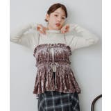 ベロア2WAYフリルビスチェ | RETRO GIRL | 詳細画像21