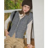 GRY0 | フリンジNT金釦ベスト | RETRO GIRL