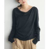 BLK1 | ドレープカットソー | RETRO GIRL