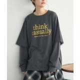 GRY2 | レイヤード風ロンTEE | RETRO GIRL