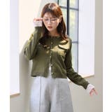 GRN0 | 金ボタンニットカーデ | RETRO GIRL