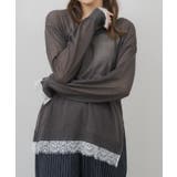 GRY2 | レースドッキングシアーニット | RETRO GIRL
