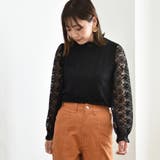 ブラック | ○RETRO GIRL○ レースHN Tee | RETRO GIRL