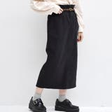 BLK1 | ○RETRO GIRL○ H/Wベルト付起毛ナローSK | RETRO GIRL