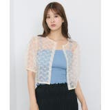 WHT4 | オーガンジー半袖BL | RETRO GIRL