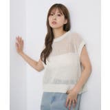 WHT2 | ノースリロゴメッシュNT | RETRO GIRL