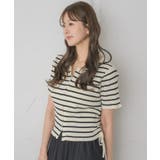 B/BLK | 裾ドロストZIPカーデ | RETRO GIRL