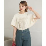 花プリント袖フリルTEE | RETRO GIRL | 詳細画像15