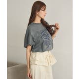 花プリント袖フリルTEE | RETRO GIRL | 詳細画像24