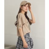 花プリント袖フリルTEE | RETRO GIRL | 詳細画像8