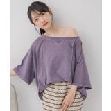 PPL0 | リメイク切替ワンショルTEE | RETRO GIRL