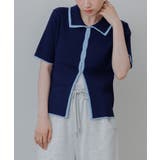 BLU0 | フロントホックニット | RETRO GIRL