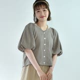 ダークグレー | ◎RETRO GIRL◎ 5分袖パフスリーブTee | RETRO GIRL