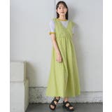 GRN0 | リボンギャザーノースリOP | RETRO GIRL