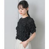 BLK1 | シャーリングカットソー | RETRO GIRL