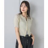 WHT4 | 5分袖ZIPカーデ | RETRO GIRL