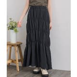 BLK1 | シャーリングワッシャーSK | RETRO GIRL