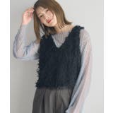 BLK1 | フェザーヤーンベスト | RETRO GIRL