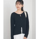 BLK1 | チビ釦NTカーデ | RETRO GIRL
