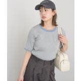 GRY0 | 配色5分袖ラメNT | RETRO GIRL