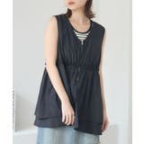 BLK1 | フリルナイロンベスト | RETRO GIRL