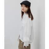 裾ドロストワイドシャツ | RETRO GIRL | 詳細画像9