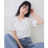 P/WHT | レースドッキングドレープCT | RETRO GIRL
