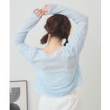 【冷房対策にも！】肩ギャザーメランジカーディガン | RETRO GIRL | 詳細画像24 