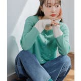 バイカラーニットカーデ | RETRO GIRL | 詳細画像1 