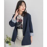 BLU0 | 金釦テーラードJK | RETRO GIRL