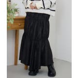 BLK1 | サテンシャーリングSK | RETRO GIRL