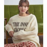 WHT4 | ラバープリントニット | RETRO GIRL