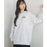 WHT4 | サガラ刺繍トレーナー | RETRO GIRL