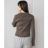 襟付チビボタンカーデ | RETRO GIRL | 詳細画像10