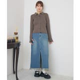 襟付チビボタンカーデ | RETRO GIRL | 詳細画像11