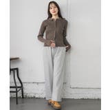 襟付チビボタンカーデ | RETRO GIRL | 詳細画像3