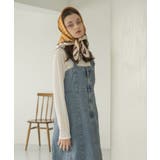 デニムフレアOP | RETRO GIRL | 詳細画像4 