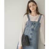 デニムフレアOP | RETRO GIRL | 詳細画像8 