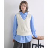 シャギーベストSETシャツ | RETRO GIRL | 詳細画像16 