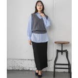 シャギーベストSETシャツ | RETRO GIRL | 詳細画像3 