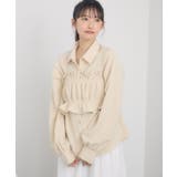 BEG0 | ギャザーキャミsetシャツ | RETRO GIRL