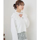 WHT4 | フリル襟カーデNTSET | RETRO GIRL