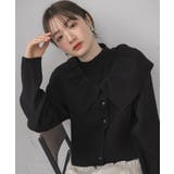 BLK1 | フリル襟カーデNTSET | RETRO GIRL