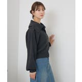 スカシ柄スキッパーニット | RETRO GIRL | 詳細画像15 