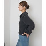 スカシ柄スキッパーニット | RETRO GIRL | 詳細画像16 