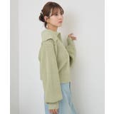 スカシ柄スキッパーニット | RETRO GIRL | 詳細画像23 