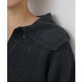 スカシ柄スキッパーニット | RETRO GIRL | 詳細画像27 