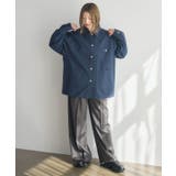 Fレザー襟カバーオール | RETRO GIRL | 詳細画像11 