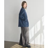 Fレザー襟カバーオール | RETRO GIRL | 詳細画像12 